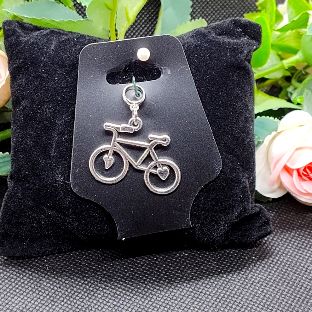 Bicycle Pendant Charm for Necklace Bracelet & More New